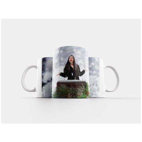 фото Кружка "зима, снег, на открытом воздухе" 320 мл lotsprints