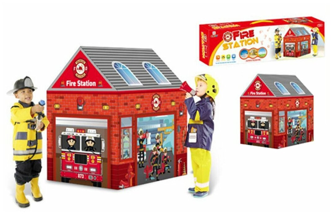 Детская игровая палатка Пожарные (69*93*103см, в коробке) 995-5010D, (Shantou Gepai Plastic lndustri