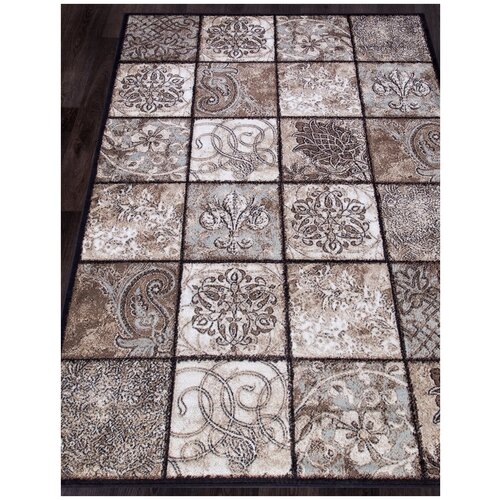 Ковер VALENCIA DELUXE - Прямоугольник Коричневый, Современный, Россия (150 см. на 230 см.)