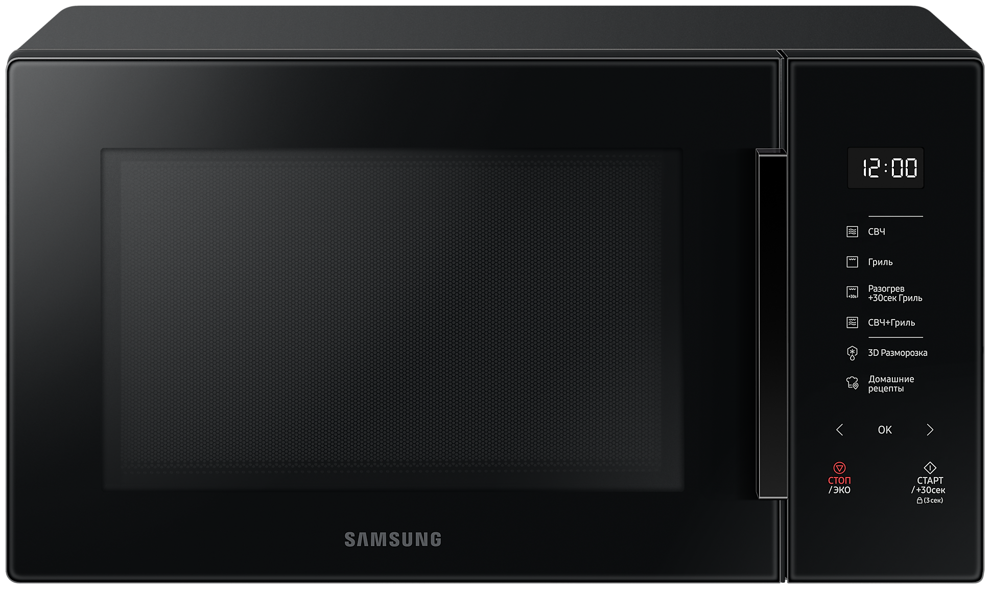 Микроволновая печь Samsung MG30T5018, элегантный черный