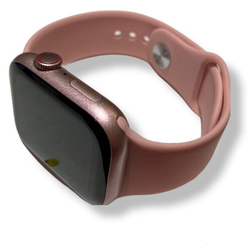 Smart watchсмарт часы7 сериярозовыйс беспроводной зарядкойwireless charging 199900₽