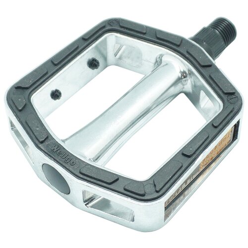 фото Педали wellgo c016 алюминий/kraton, ось crmo, 9/16, 106х91х30, вес 460г