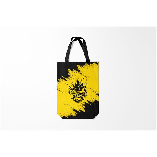 фото Сумка-шоппер / 31х42 см / геймерам / cyberpunk 2077 samurai burnettie