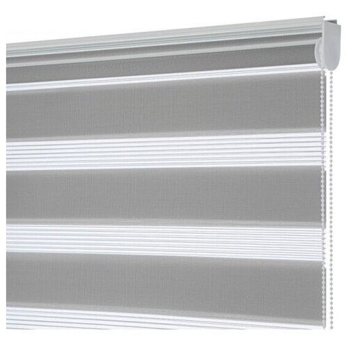 Рулонная штора Decofest День-Ночь Бейс Эко-бежевый 160x180 4435₽