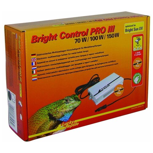 Пускорегулирующее устройство для ламп LUCKY REPTILE Bright control Pro III (Германия) террариум lucky reptile life box белый 35х20х35см 14 литров германия