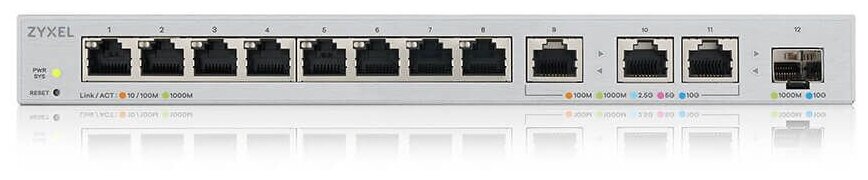 Коммутатор ZYXEL XGS1250-12-ZZ0101F 8G 1SFP управляемый