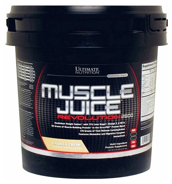 Ultimate Nutrition, Muscle Juice Revolution 2600 (5,04kg) (печенье-сливки)