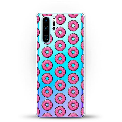 фото Силиконовый чехол пончики на huawei p30 pro andy & paul