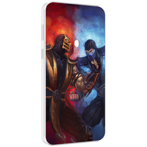 Чехол MyPads Mortal Kombat art для Meizu 16 Plus / 16th Plus задняя-панель-накладка-бампер