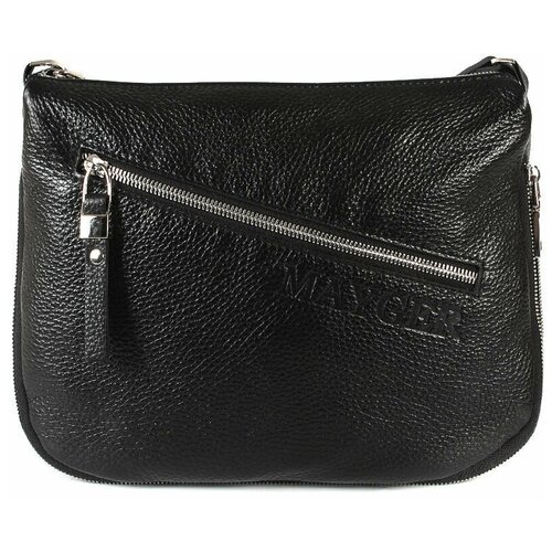 фото Сумка/сумка женская/натуральная кожа/mayger/а- дс-320/черный/модель кросс- боди/регулируемый ремешок