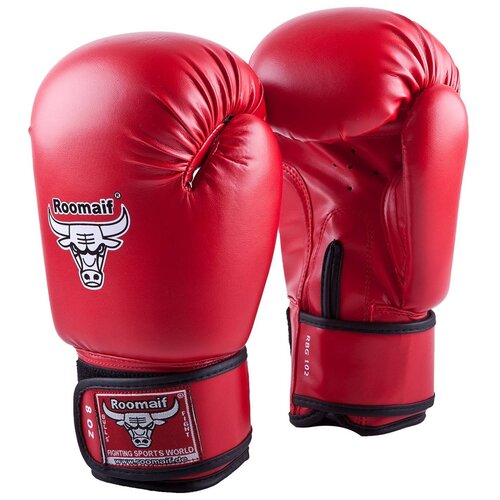 Боксерские перчатки Roomaif RBG-102 Dx красный 12 oz боксерские перчатки roomaif rbg 335 dх grey размер 12 oz