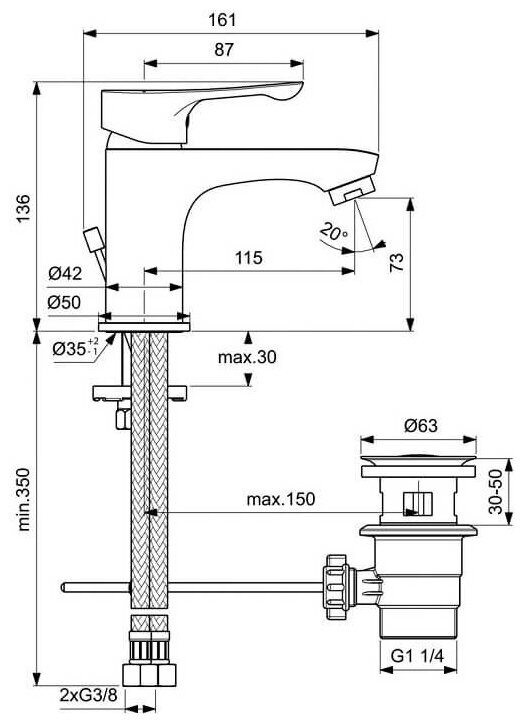 Комплект смесителей Ideal Standard - фото №18