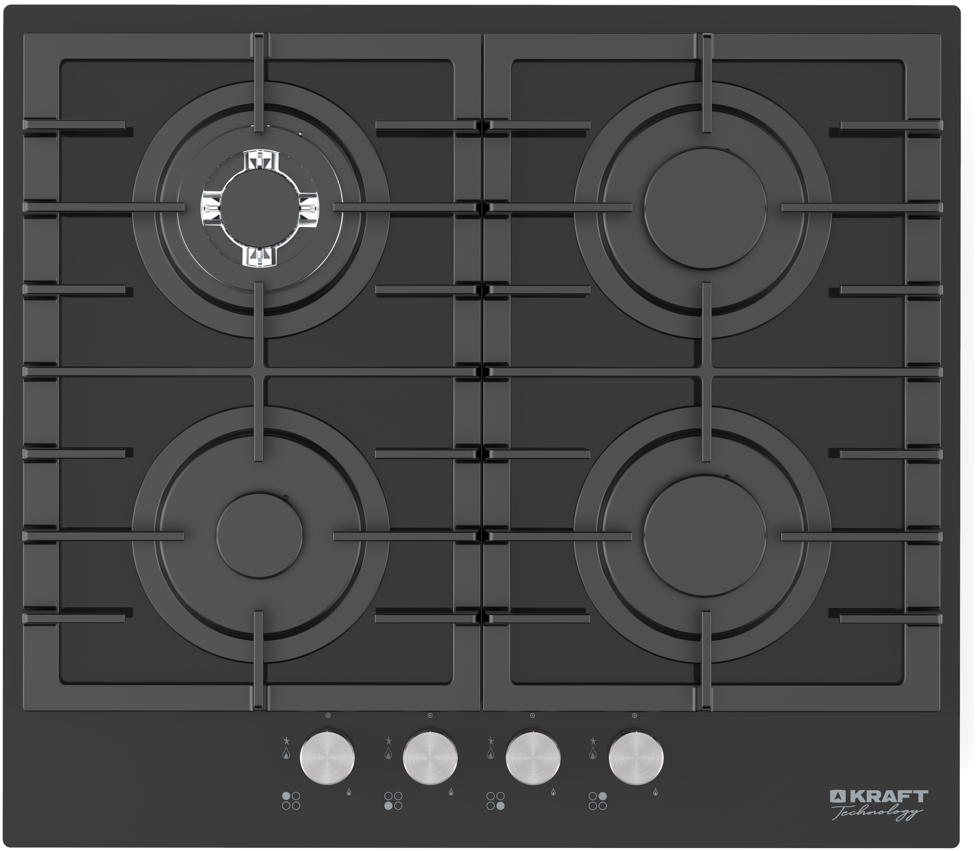 Газовая варочная панель Kraft Technology TCH-HV6172BLG - фотография № 1
