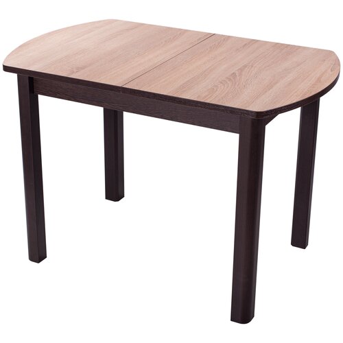 Стол кухонный раздвижной Домотека Джаз ПО ОС/ВН 04 ВН, столешница ЛДСП, раскладной, бежевый