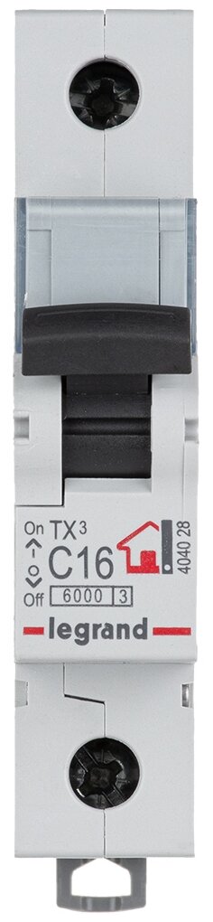   Legrand TX3 (404028) 1P 16  C 6  230-400   DIN-