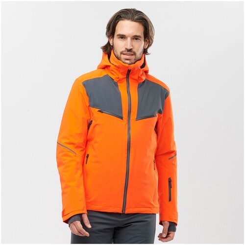 Куртка горнолыжная SALOMON Brilliant Jkt Men'S red Orange/Pureed (US:M)