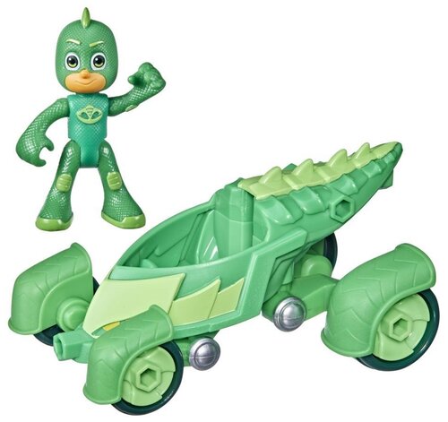 Игровой набор Hasbro PJ Masks Герои в масках Машинка Гекко с фигуркой F2130, 2 дет.