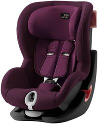 Автокресло группа 1 (9-18 кг) Britax Roemer King II, burgundy red black series