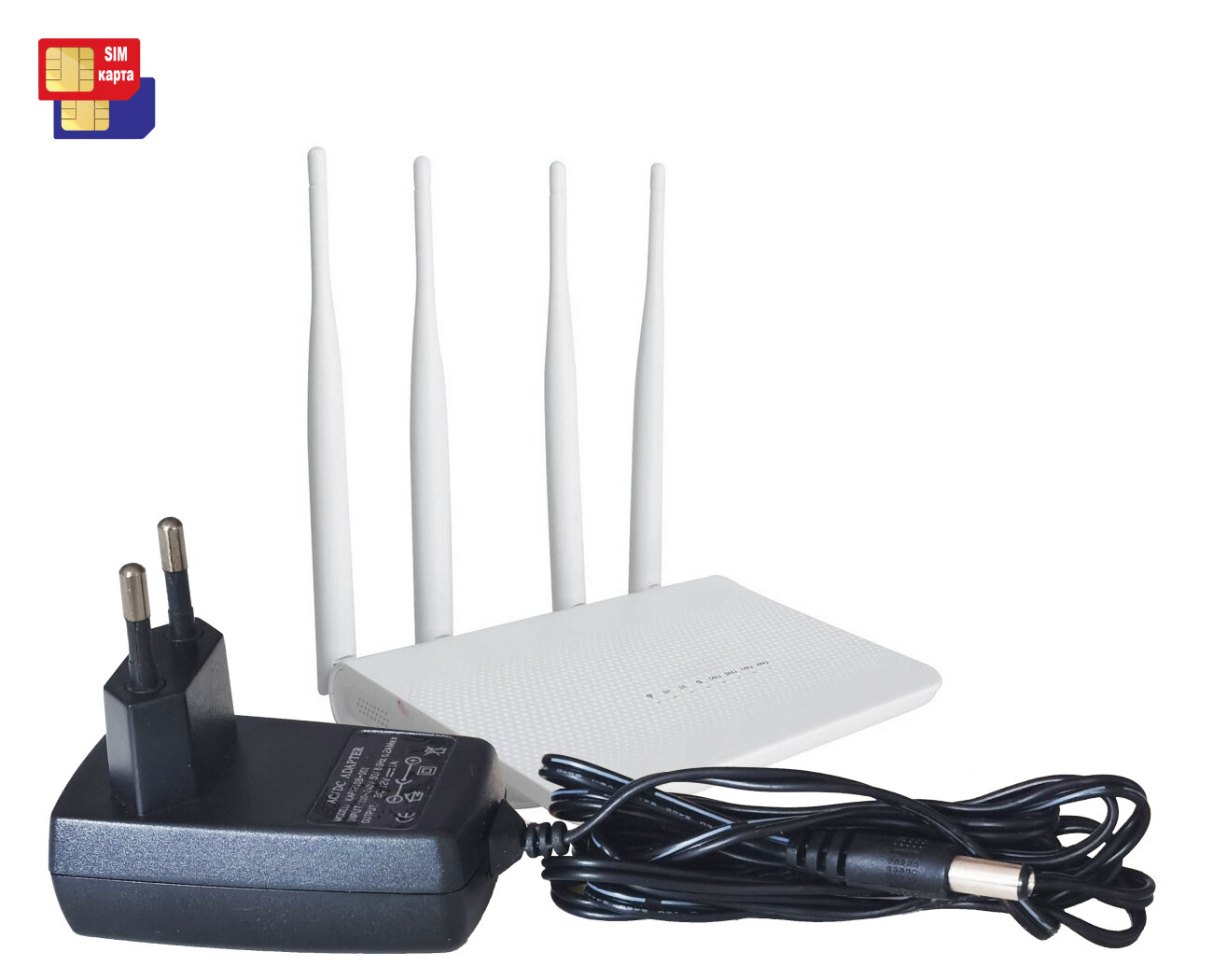 Wi-Fi роутеры с сим-картой 4G HD-com Mod: C80-4G(W) (S161954GR) и 4G-lte модемом - Wi-Fi 3G/4G/LTE роутер с модемом. 3g/4g модем 4g wi fi роутер