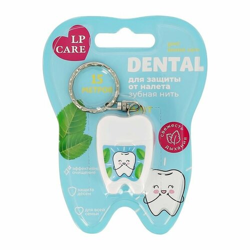 Нить зубная LP CARE DENTAL Mint 15 м