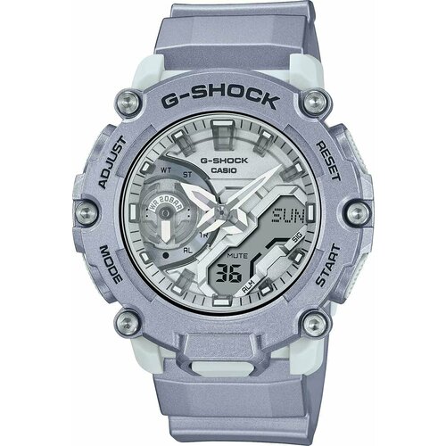 фото Наручные часы casio японские наручные часы casio g-shock ga-2200ff-8a с хронографом, серый