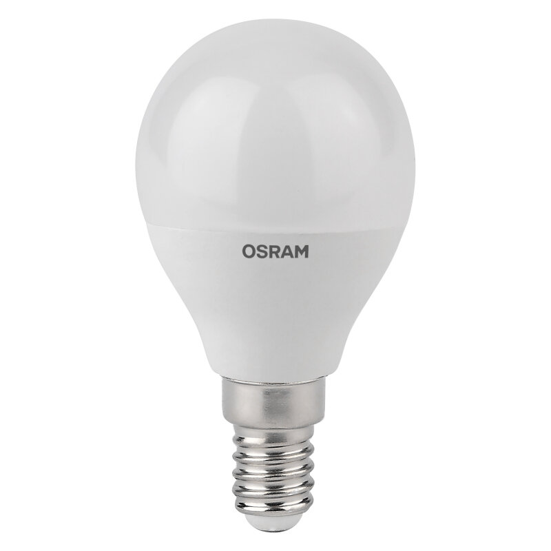 Лампа светодиодная Osram Antibacterial E14 220-240 В 7.5 Вт шар малый 806 лм, холодный белый свет - фото №2
