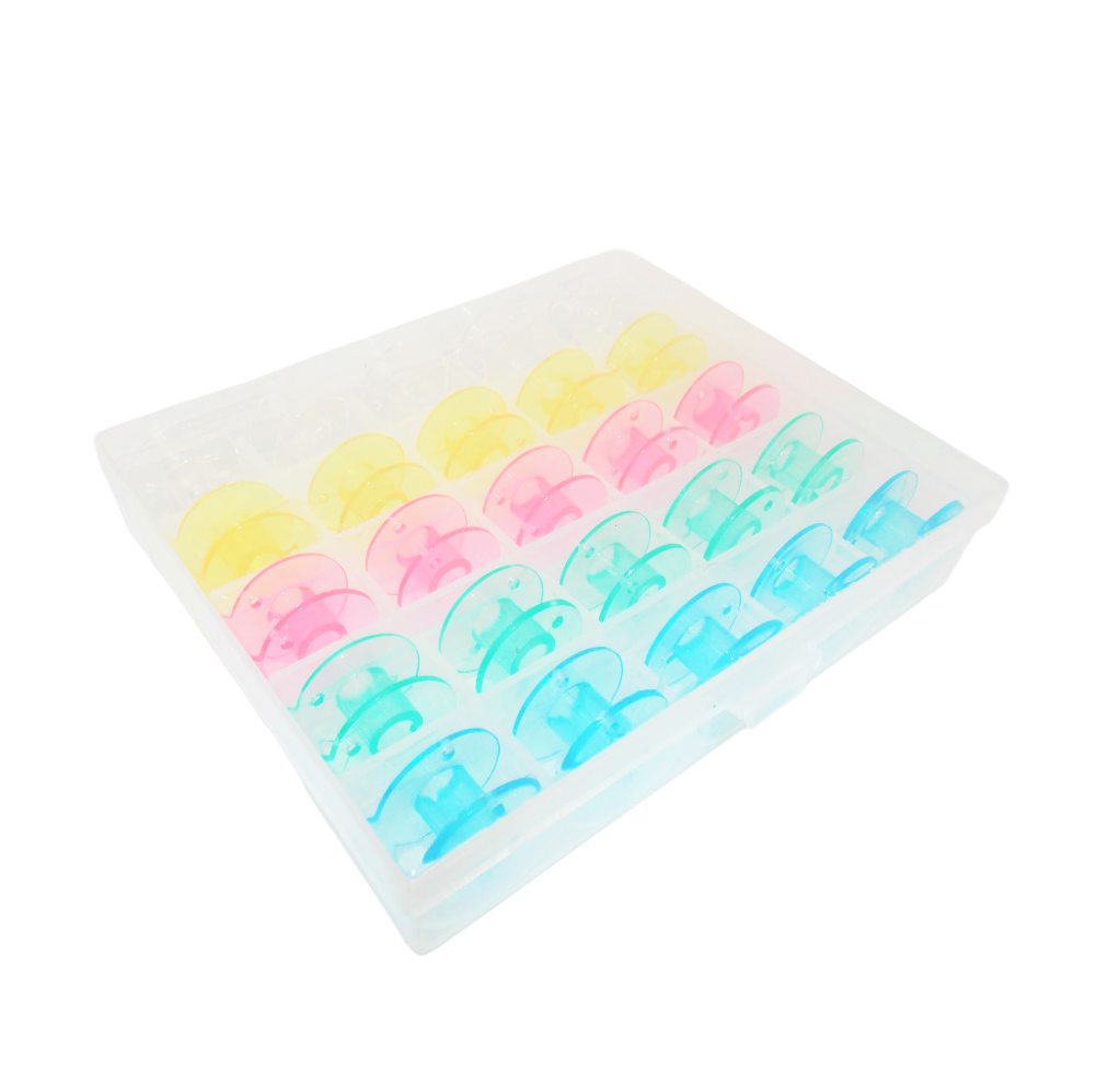 фото Набор шпулек для швейных машин, шпульки разноцветные, 25 шт.