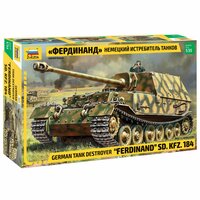 Сборная модель ZVEZDA Немецкий истребитель танков "Фердинанд" (3653) 1:35