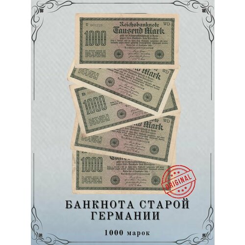 1000 марок 1922 года, WD