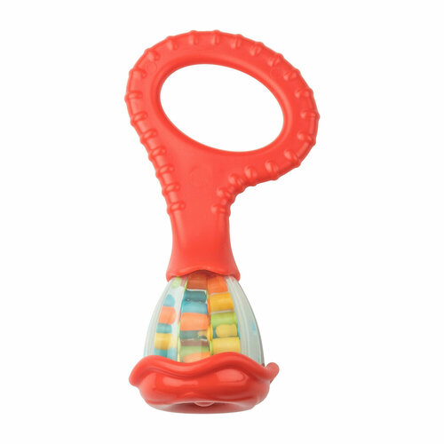 Погремушка с ручкой Halilit - Мини-колокольчик, игровая развивающая 3м+, цвет: красный