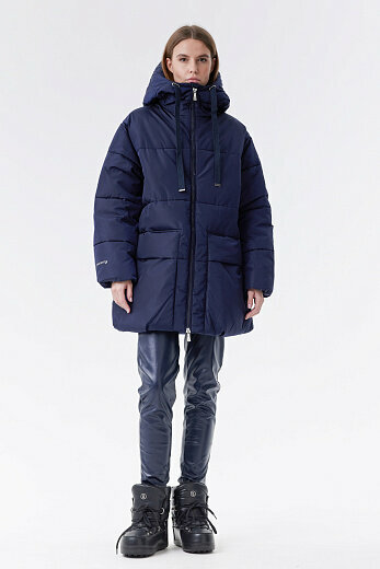 куртка  SCANNDI FINLAND зимняя, размер 46, синий