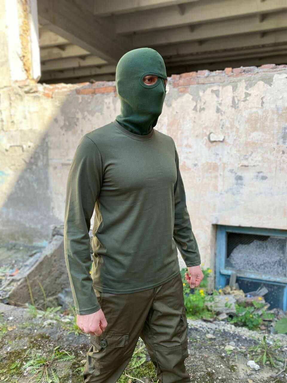 Свитшот спортивный ГОРЕЦ, размер 46, , хаки — фото 1