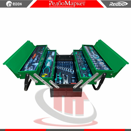 Набор инструментов Edon MTB-85PLVA дюйма и дюйма 85 предметов 7700₽