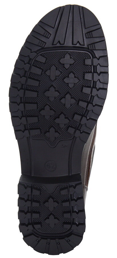 Полуботинки CORVETTO натуральная кожа, размер 46, коричневый — фото 1