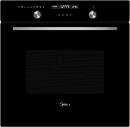 Изображение товара Встраиваемый электрический духовой шкаф MIDEA MO78100CGB, 60 см, 70 л, 9 режимов, гриль, конвекция, каталитическая очистка, чёрный