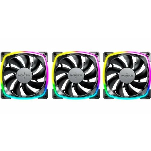 Вентилятор 120 х 120 мм MONTECH AX120 4 pin 3шт