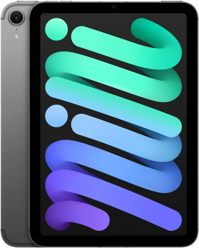 Планшет Apple iPad mini, 8,3", A17 Pro, Wi-Fi+Cellular 8/128GB Space Gray серый космос (2024)