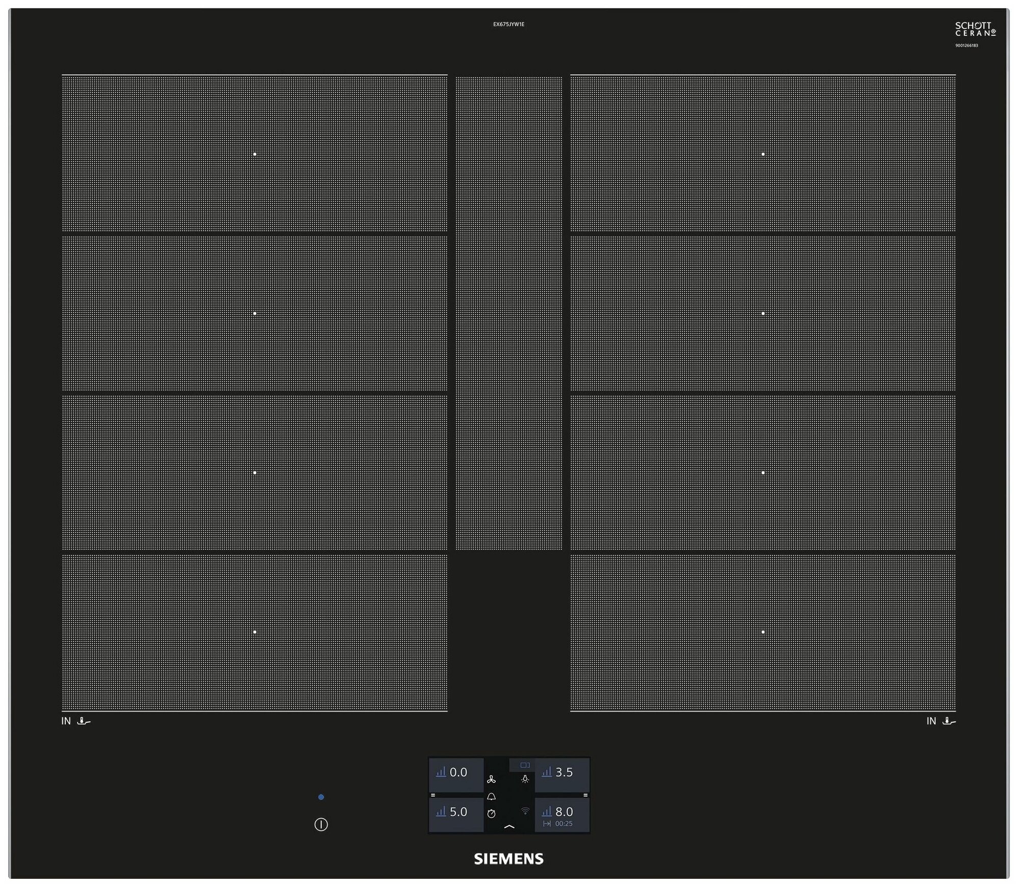 Индукционная варочная панель Siemens IQ700 EX675JYW1E  черный