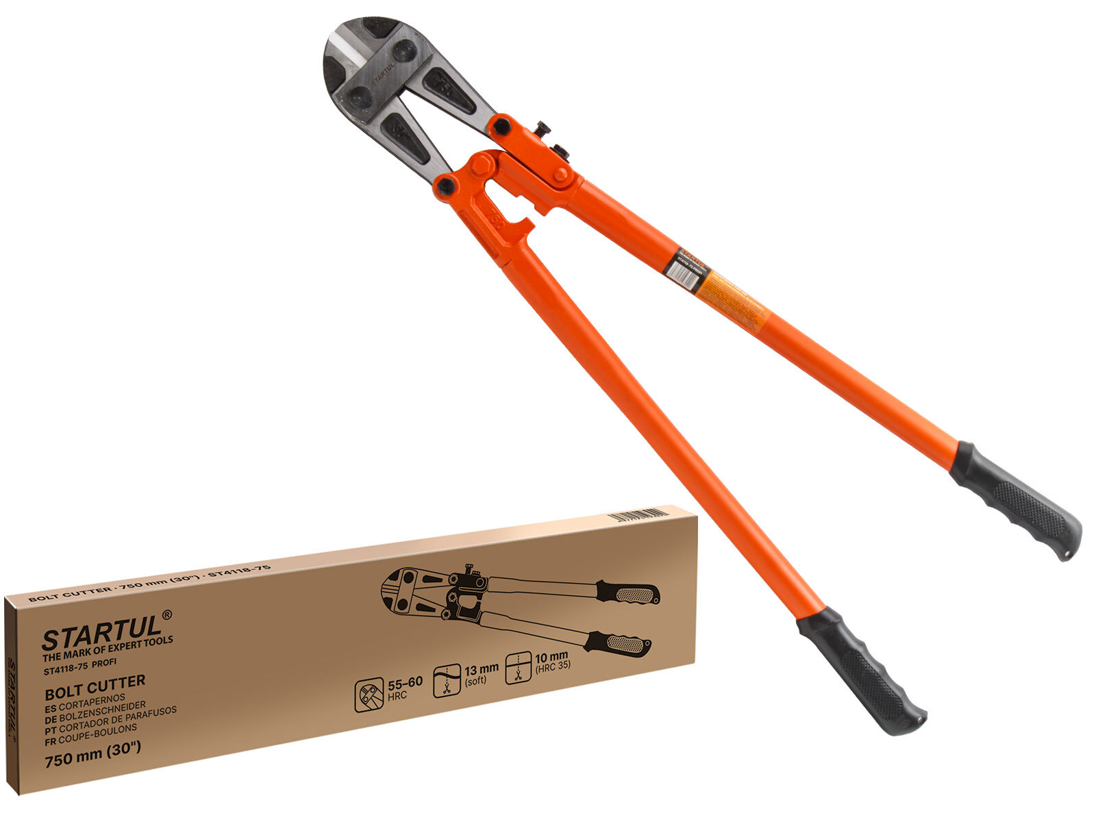 Болторез ручной 750 мм STARTUL Profi ST4118-75 для перекусывания болтов стержней проволоки