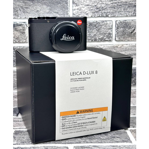 Компактный фотоаппарат Leica D-Lux 8 Black 24МП 43 видео 3936x2630 встроенный аккумулятор 189999₽