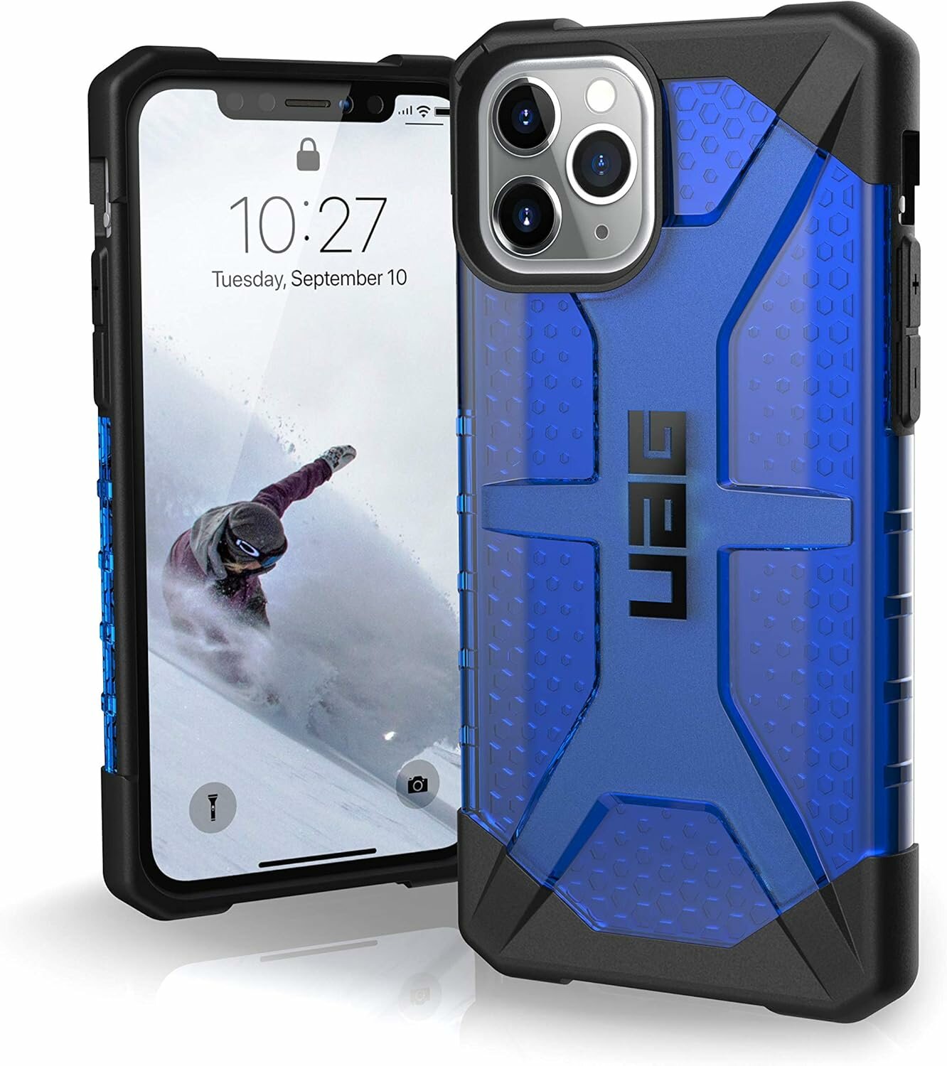 Чехол (клип-кейс) UAG Plasma, для Apple iPhone 11 Pro, синий [111703115050] - фото №2