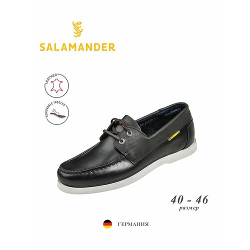 фото Полуботинки salamander, размер 46, черный