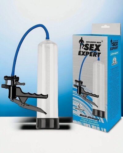 Изображение товара Вакуумная помпа для члена, Sex Expert, Увеличитель члена, + Вагина, SEM-55164