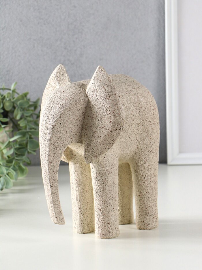 Фигура полистоун «Песочный слон», 17.5×19×23.5 см