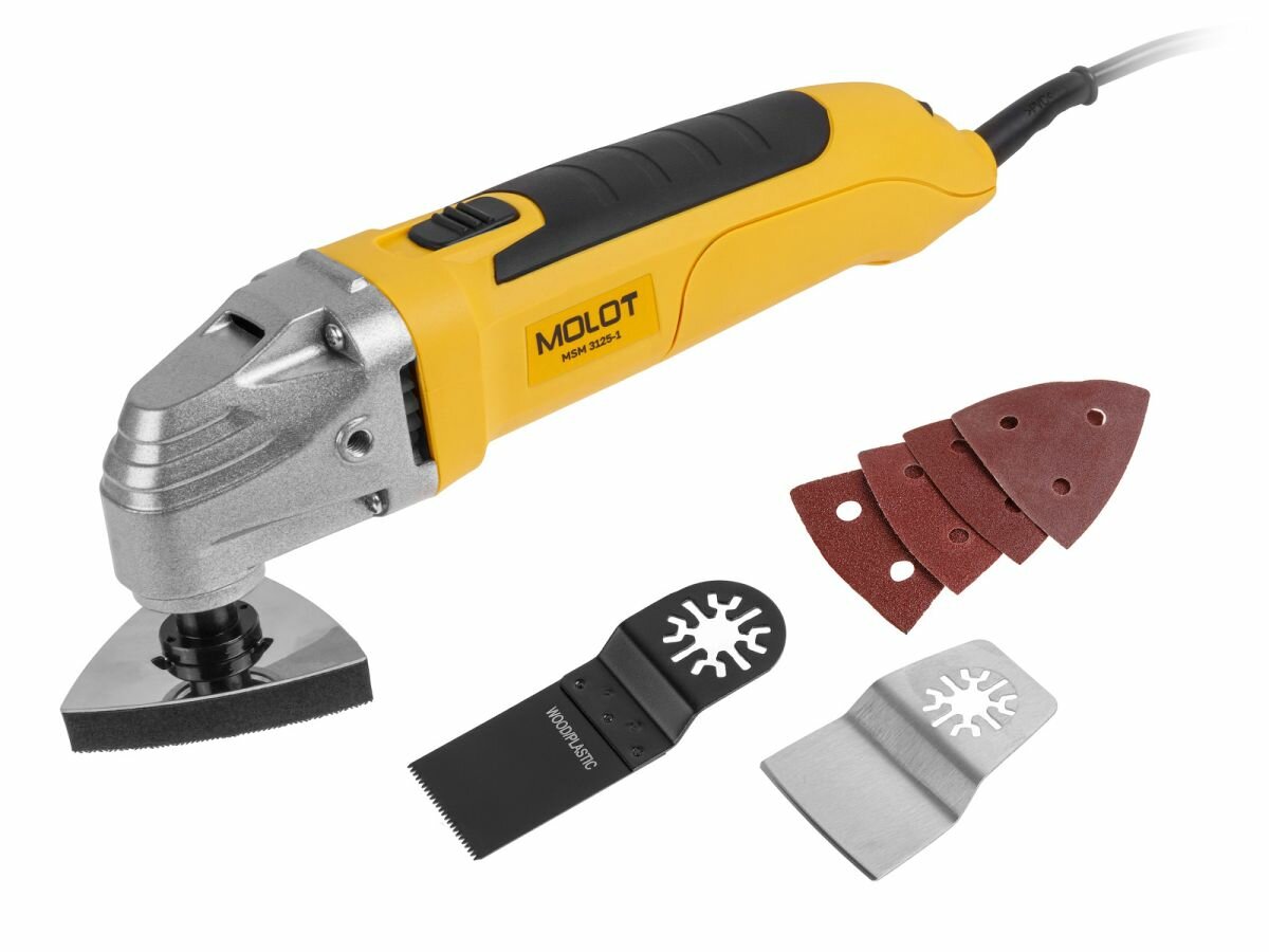 Реноватор Многофункциональный инструмент MOLOT MSM 3125-1 (250 Вт 15000 - 22000 об/мин.)