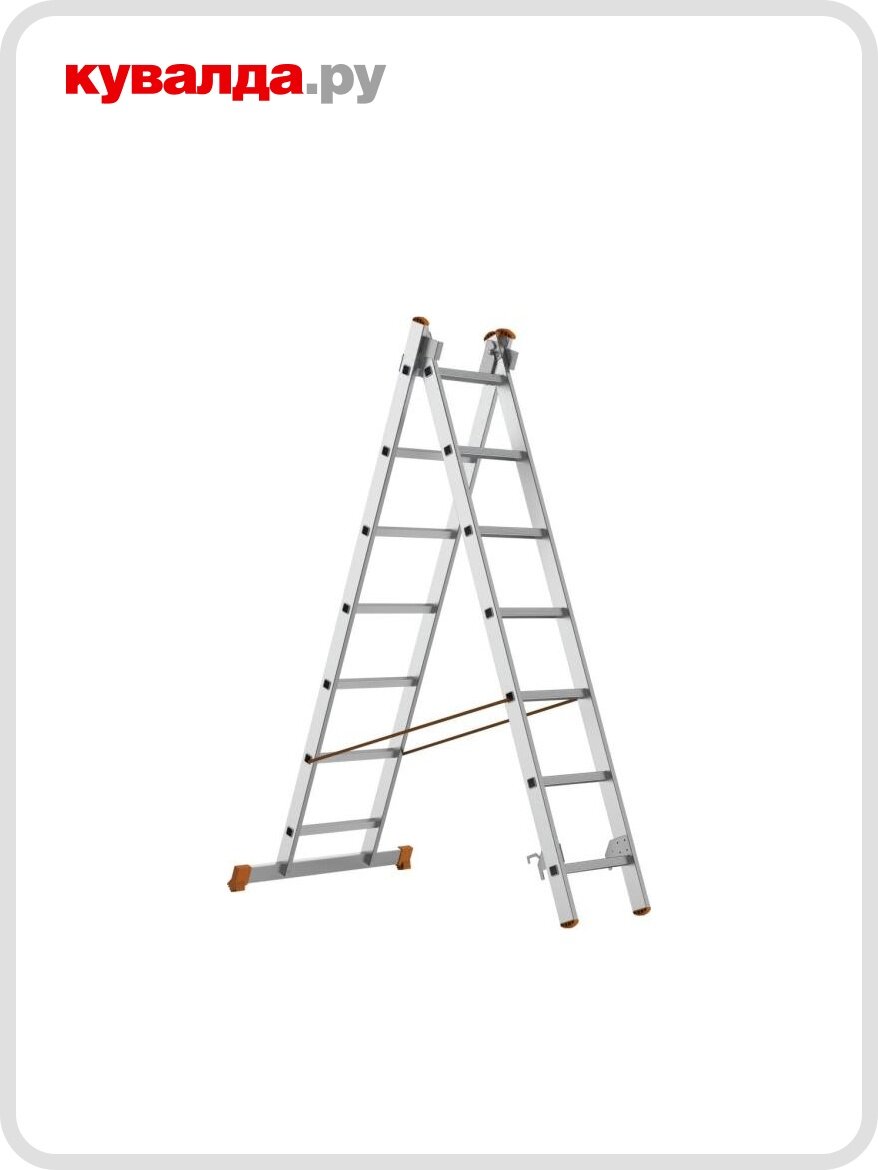 Лестница-стремянка двухсекционная Sarayli 2х 7