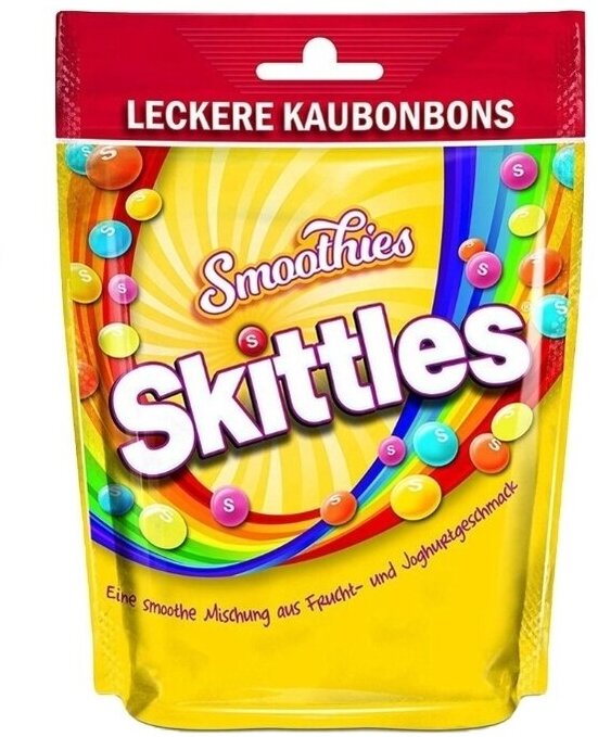 Драже Skittles Smoothies фруктовый коктейль (Великобритания), 160 г