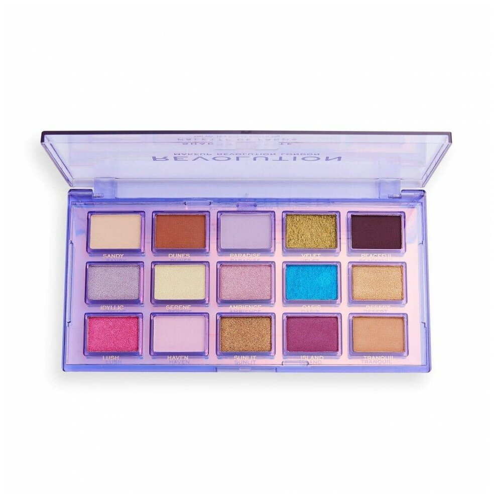 Палетка теней Makeup Revolution - Reflective Eyeshadow Palette - Ultra Violet