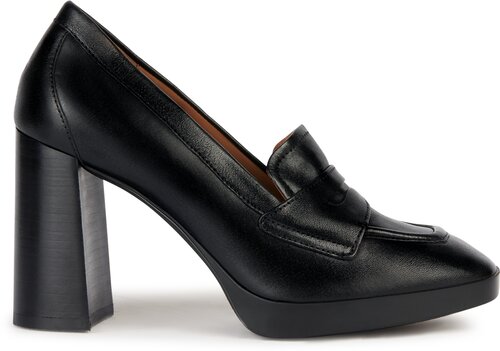Туфли  GEOX, натуральная замша, размер 39, черный