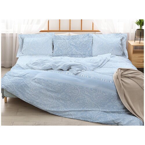 фото Комплект постельного белья, экодом, евро, перкаль, с2002шв/96393 шуйские ситцы